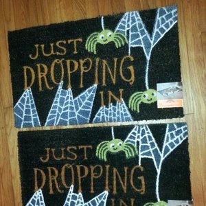 Halloween Doormat Midnight Market Just Dropping In